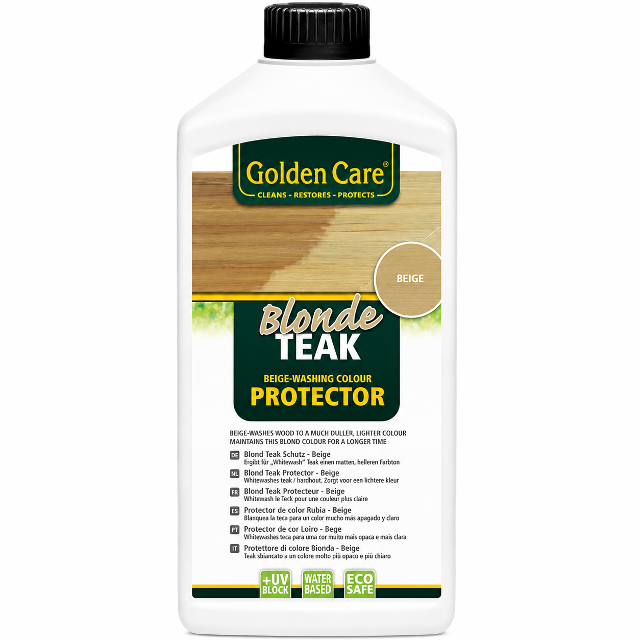 Golden Care Blonde Teak and Hardwood Protector - 1 Liter