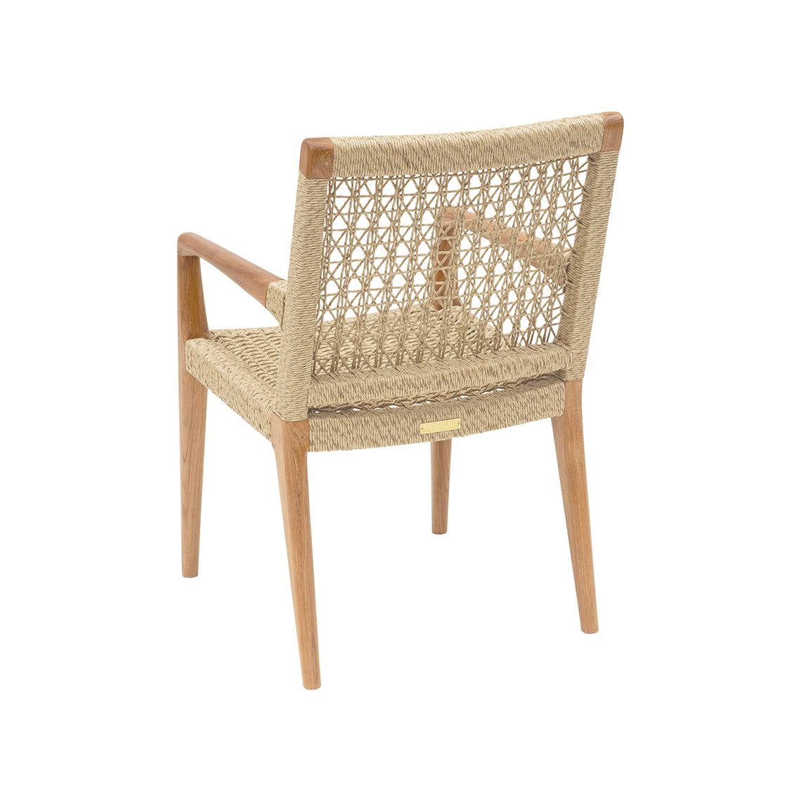 Kingsley Bate Barcelona Teak/Wicker Dining Armchair
