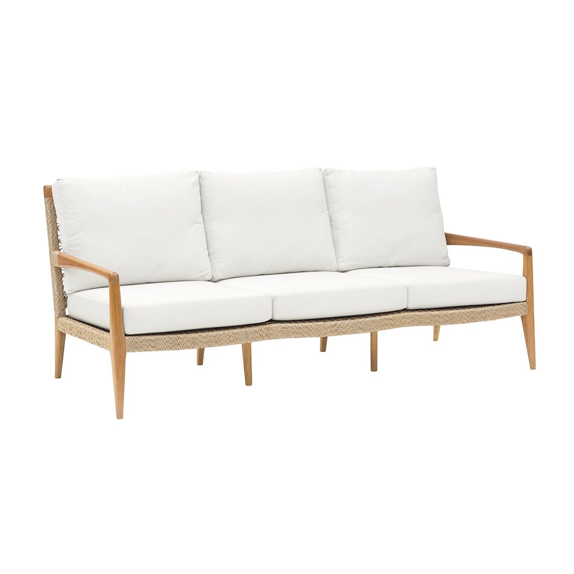 Kingsley Bate Barcelona Teak/Wicker Deep Seating Sofa