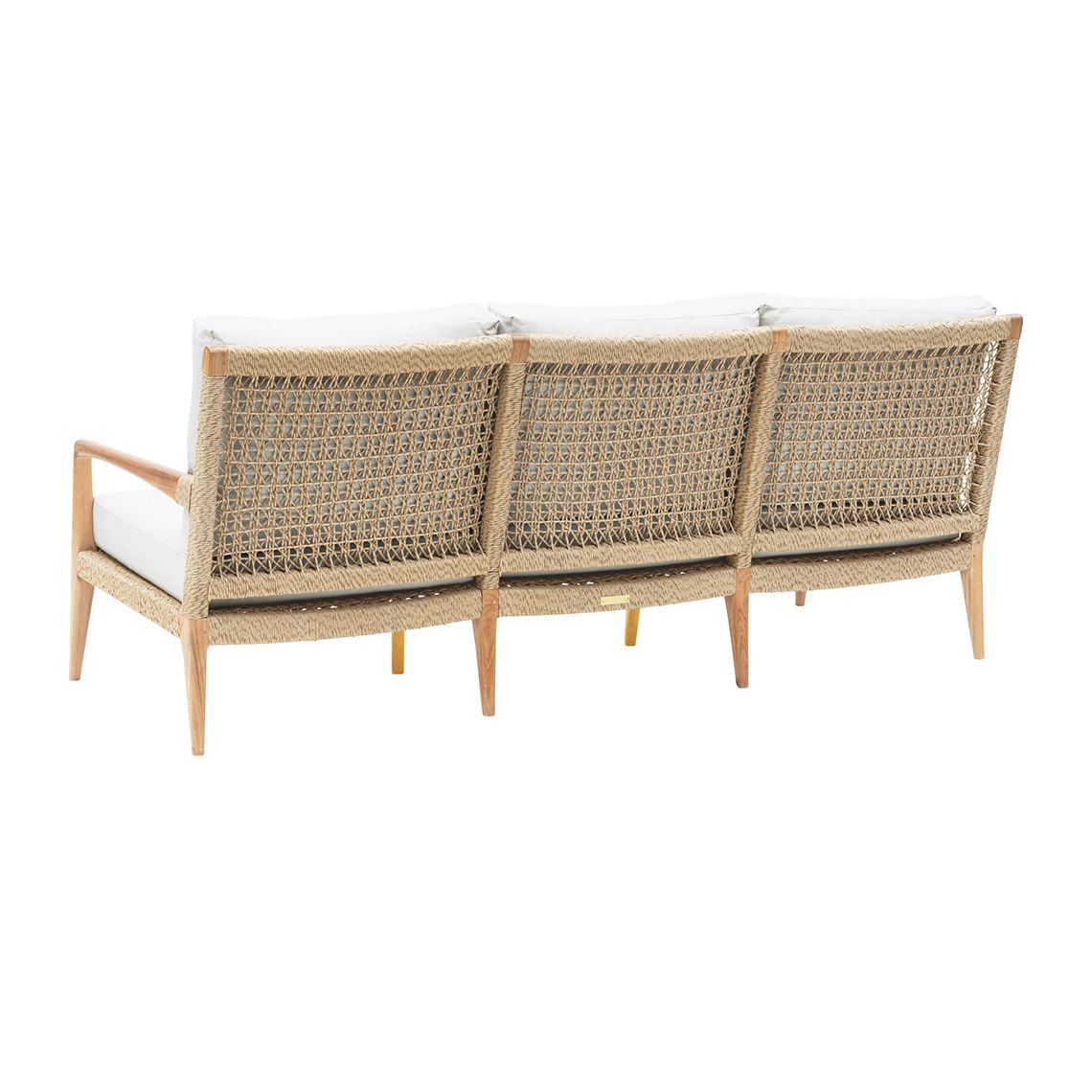 Kingsley Bate Barcelona Teak/Wicker Deep Seating Sofa