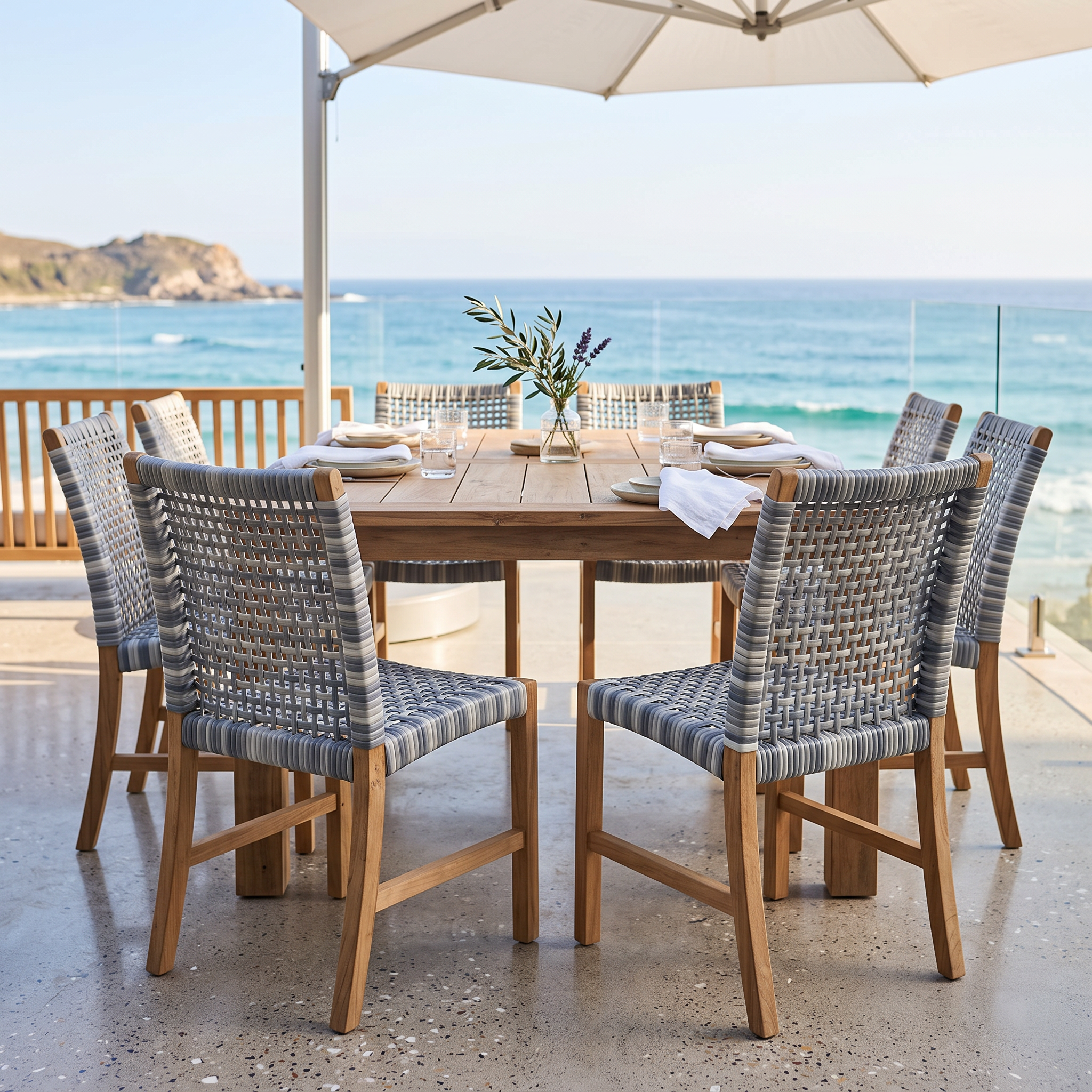 Kingsley Bate Catherine Teak Dining Side Chair - Quick Ship