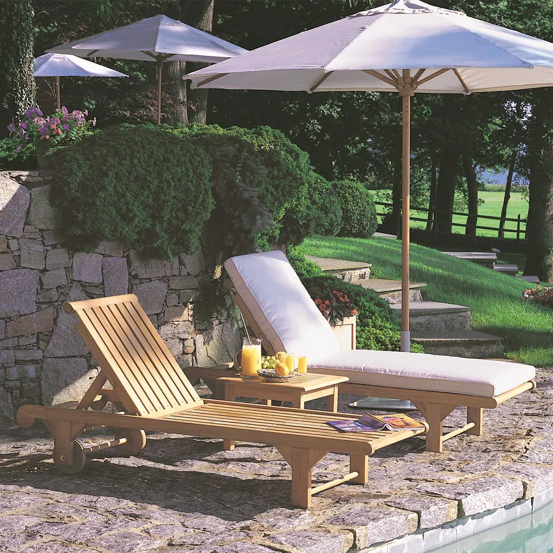 Kingsley Bate Nantucket Chaise Lounge Cushion