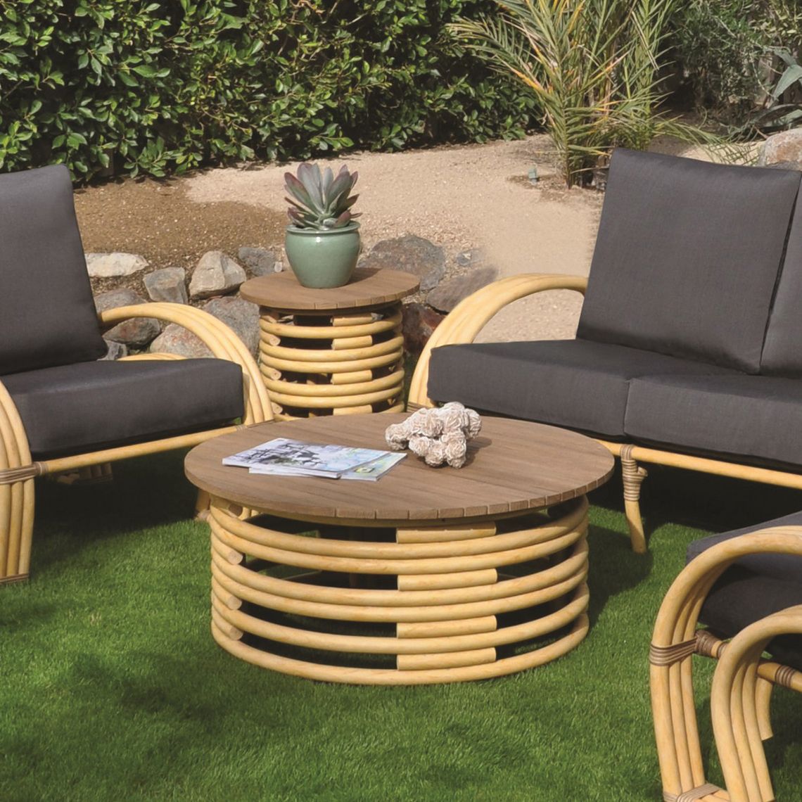Kingsley Bate Palm Springs Aluminum Coffee Table