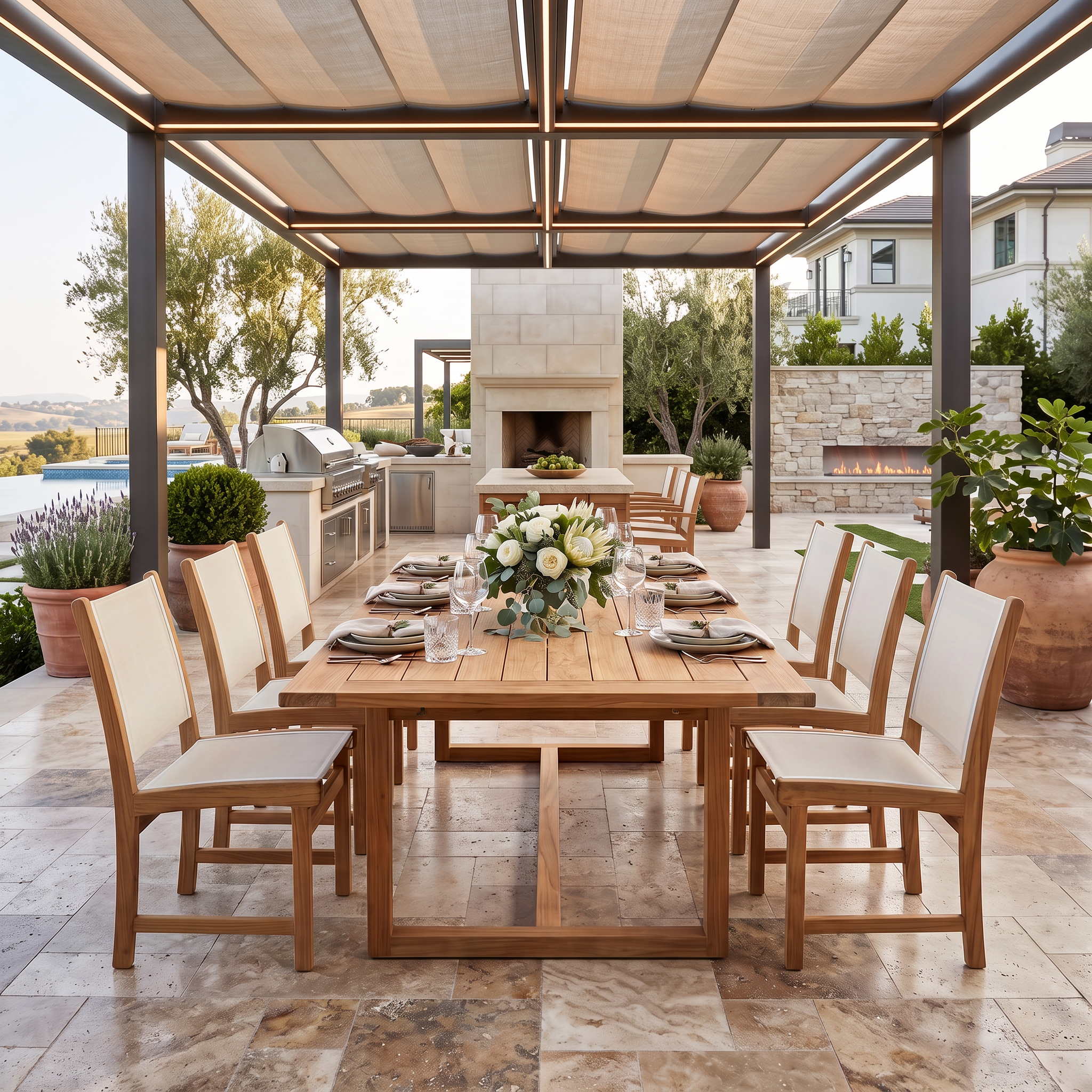 Kingsley Bate St. Tropez Teak Dining Side Chair
