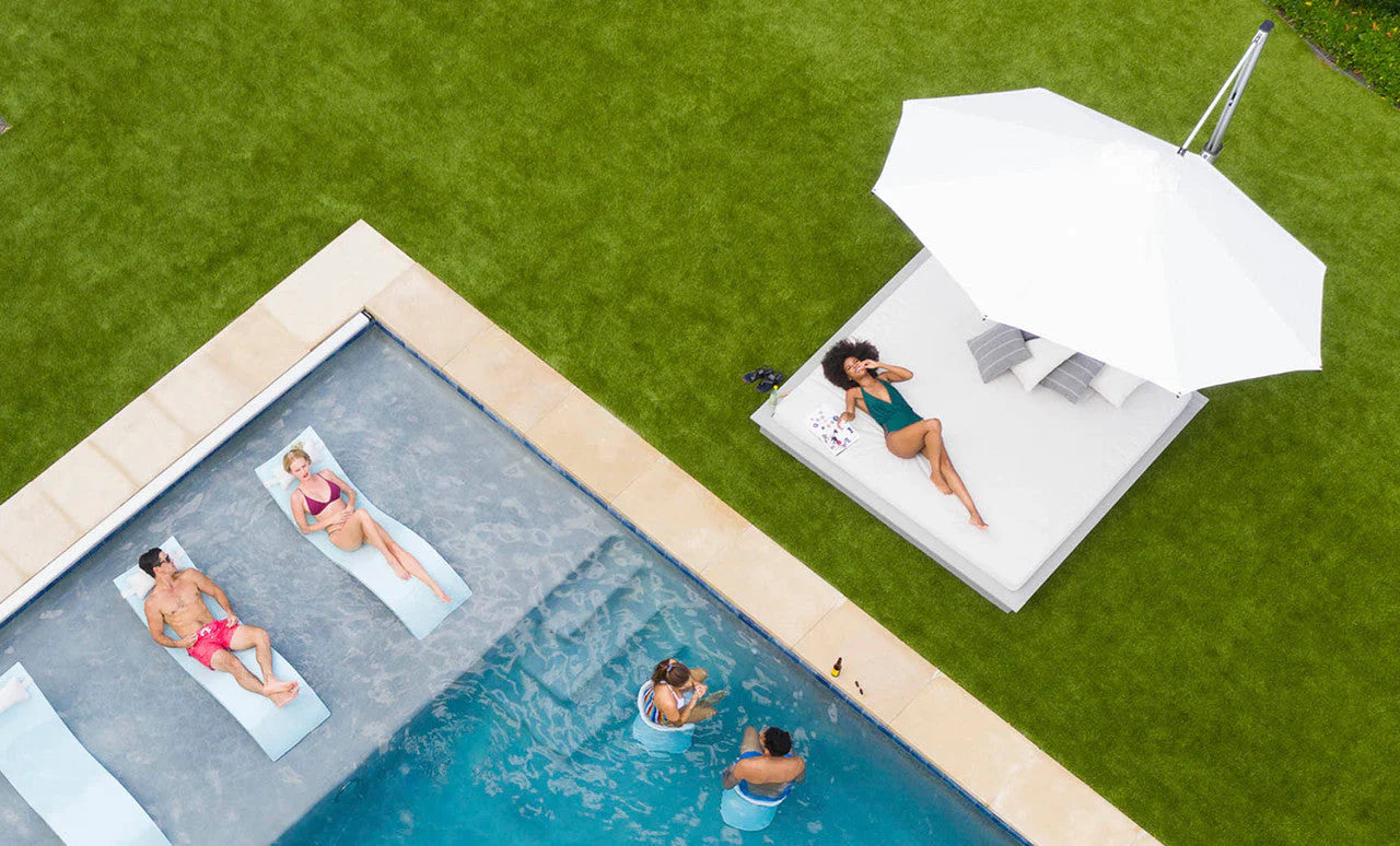 Ledge 10' Square Ultra Cantilever Umbrella