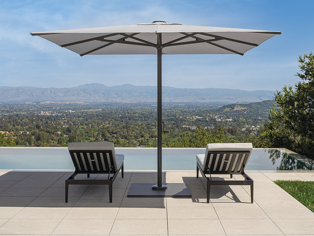 Shademaker Atlas 11.5' Square Centerpost Umbrella