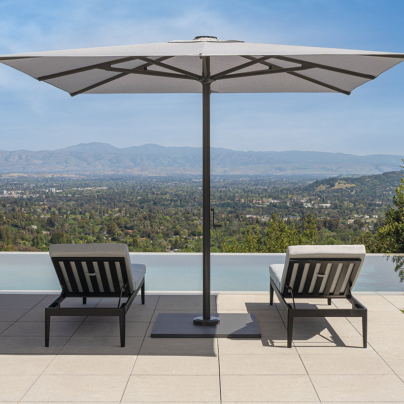 Shademaker Atlas 11.5' Square Centerpost Umbrella
