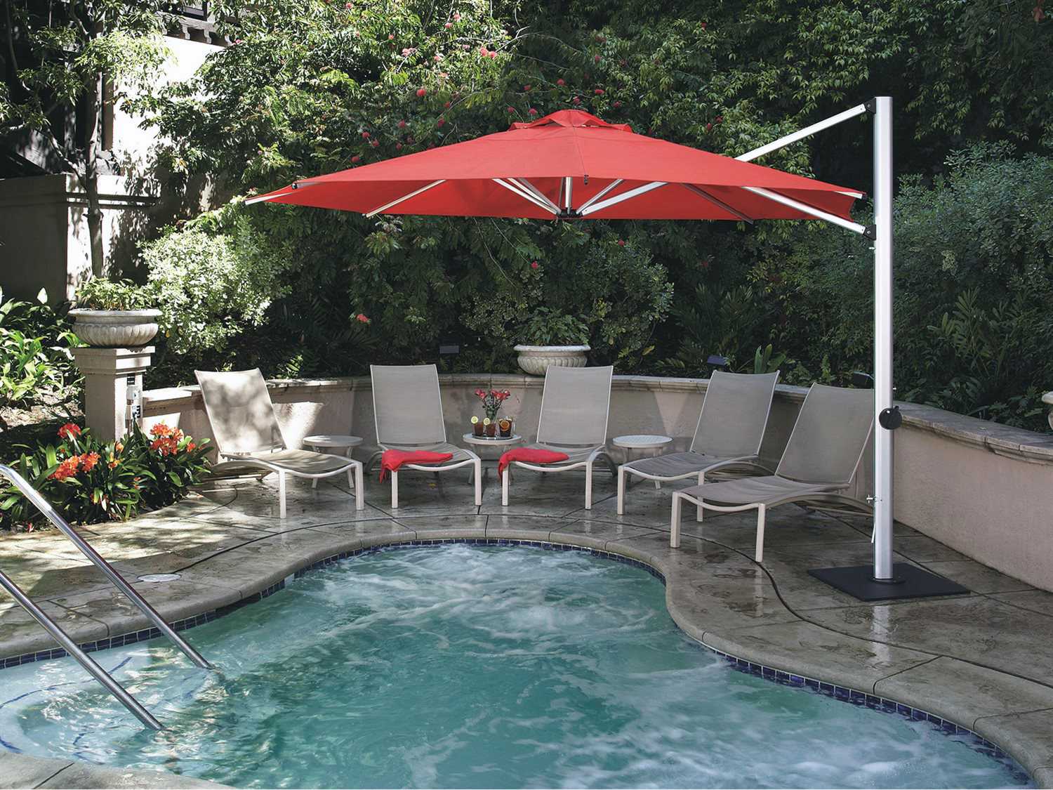 Shademaker Solaris 11' Octagonal Sidepost Umbrella