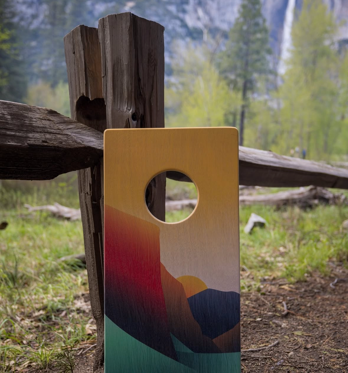 Elakai 1'x2' National Parks Travel Size Cornhole Boards - Set of 2