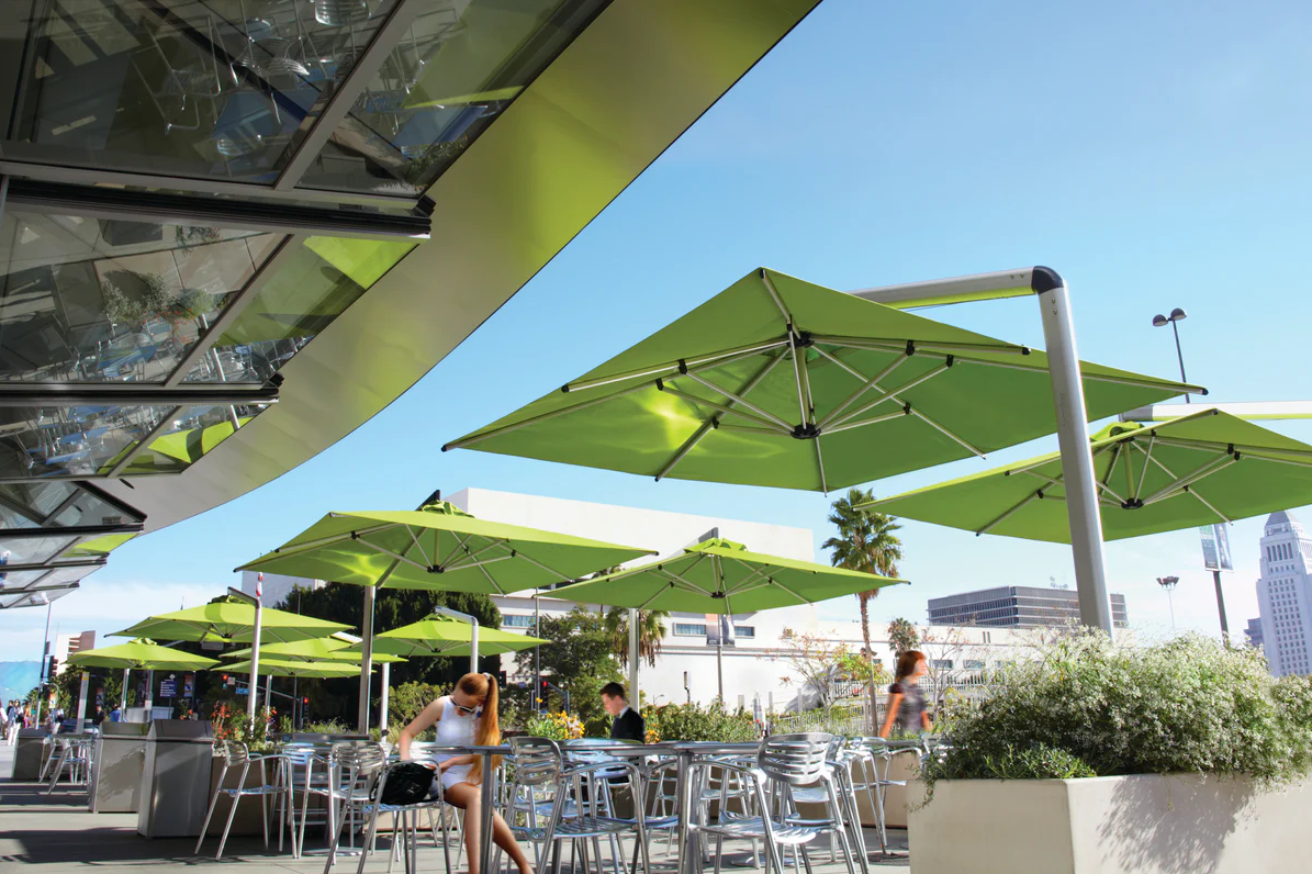 Shademaker Orion 10' Square Sidepost Umbrella