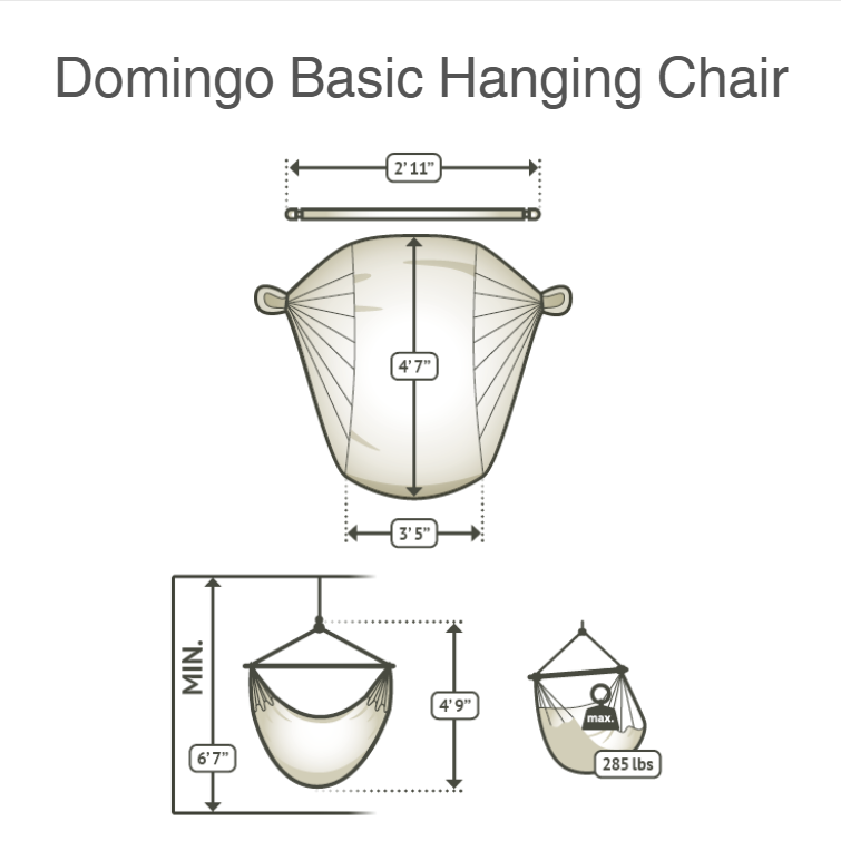 La Siesta Domingo Weather-Resistant Hammock Chair