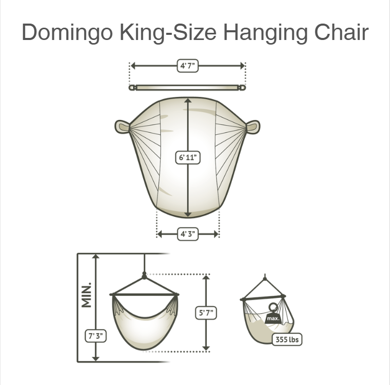 La Siesta Domingo Weather-Resistant Hammock Chair