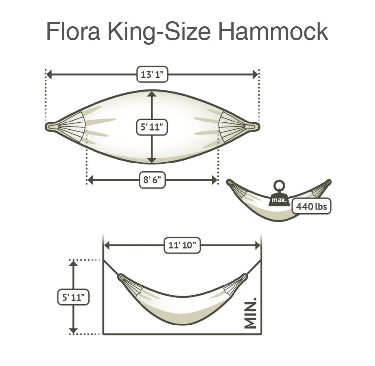 La Siesta Modesta Soft, Organic Cotton Classic Hammock Double | King-Size