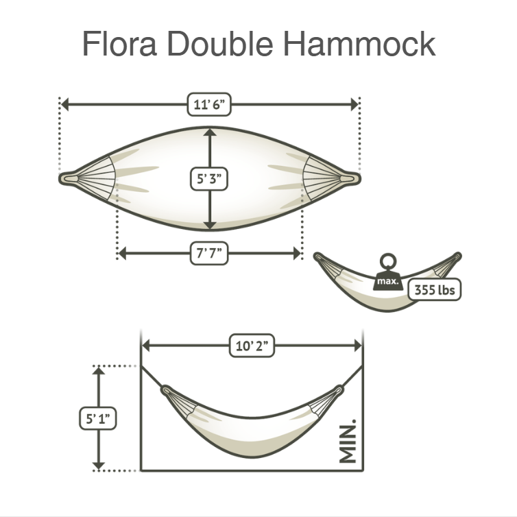 La Siesta Modesta Soft, Organic Cotton Classic Hammock Double | King-Size