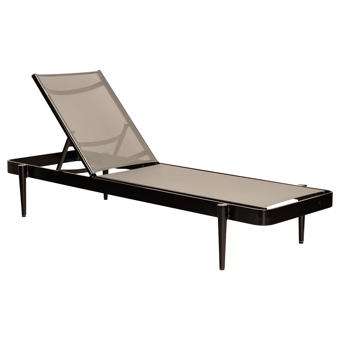 Woodard Daytona Aluminum Adjustable Sling Chaise Lounge
