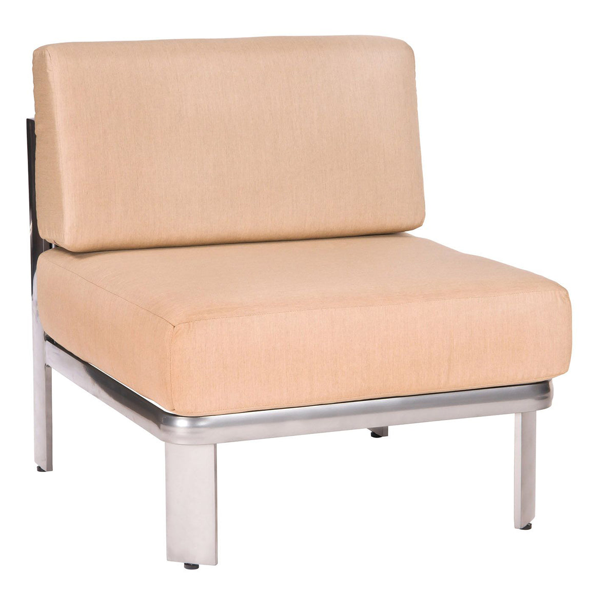 Woodard Metropolis Aluminum Armless Sectional Unit