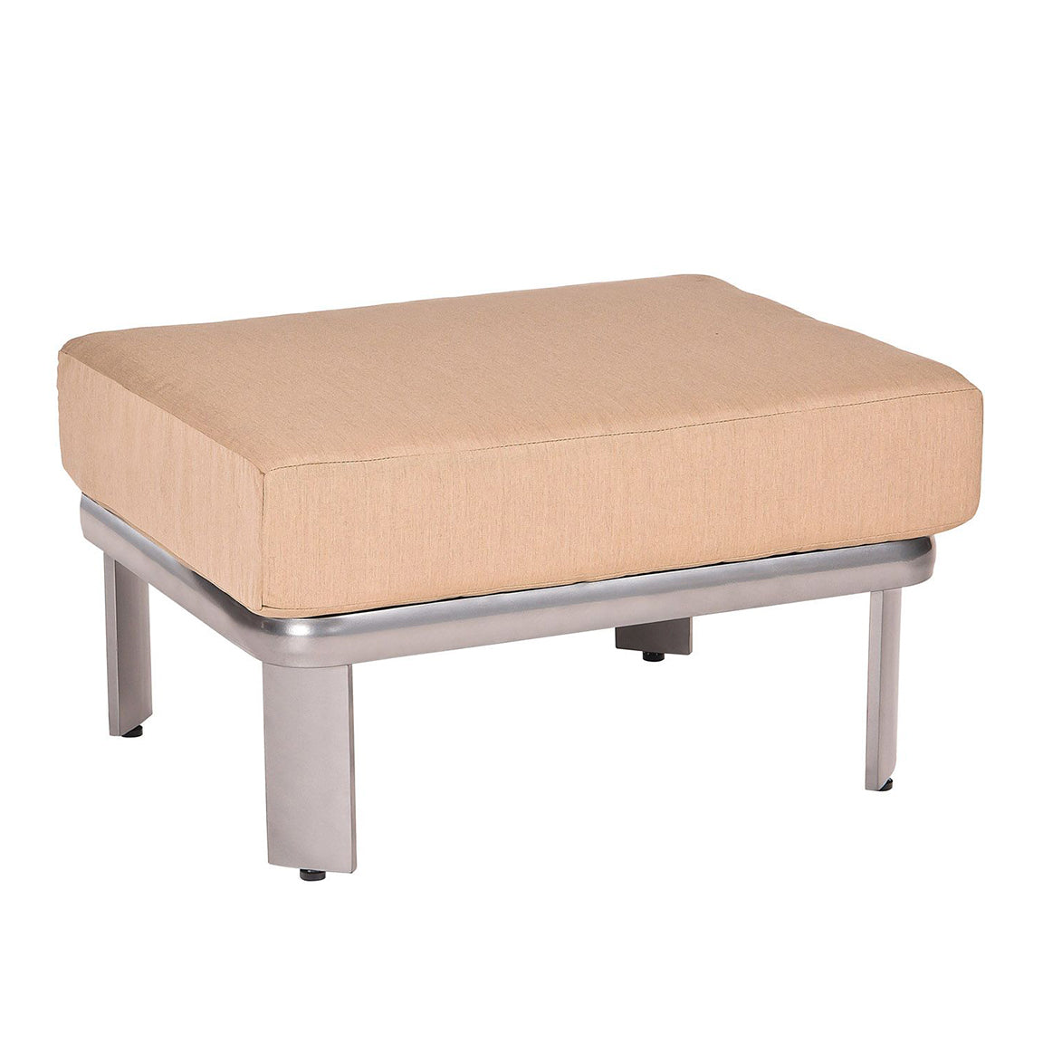 Woodard Metropolis Aluminum Sectional Square Ottoman