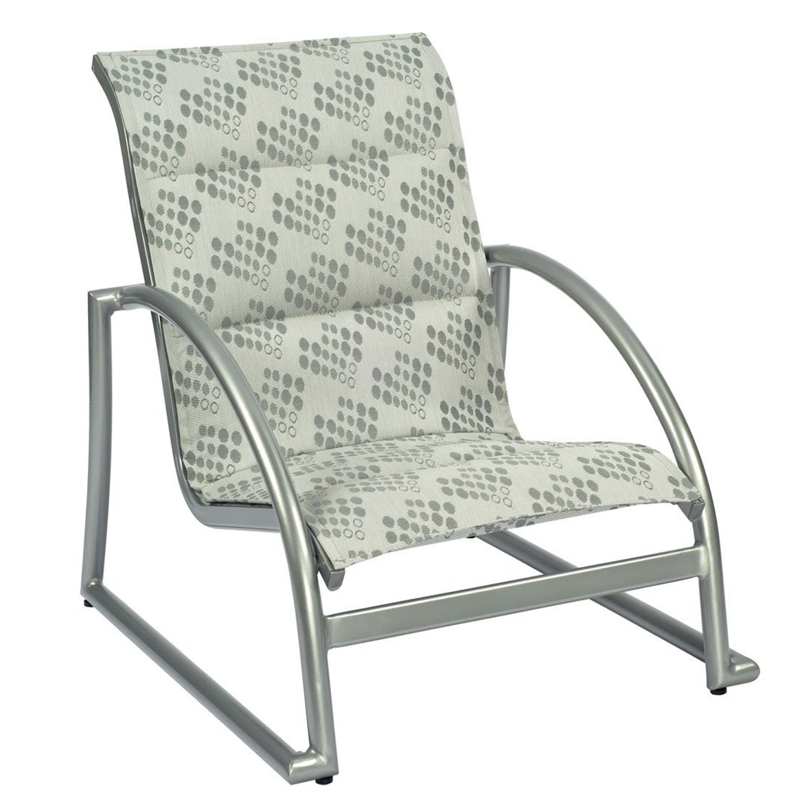 Woodard Tribeca Aluminum Padded Sling Sand Chair