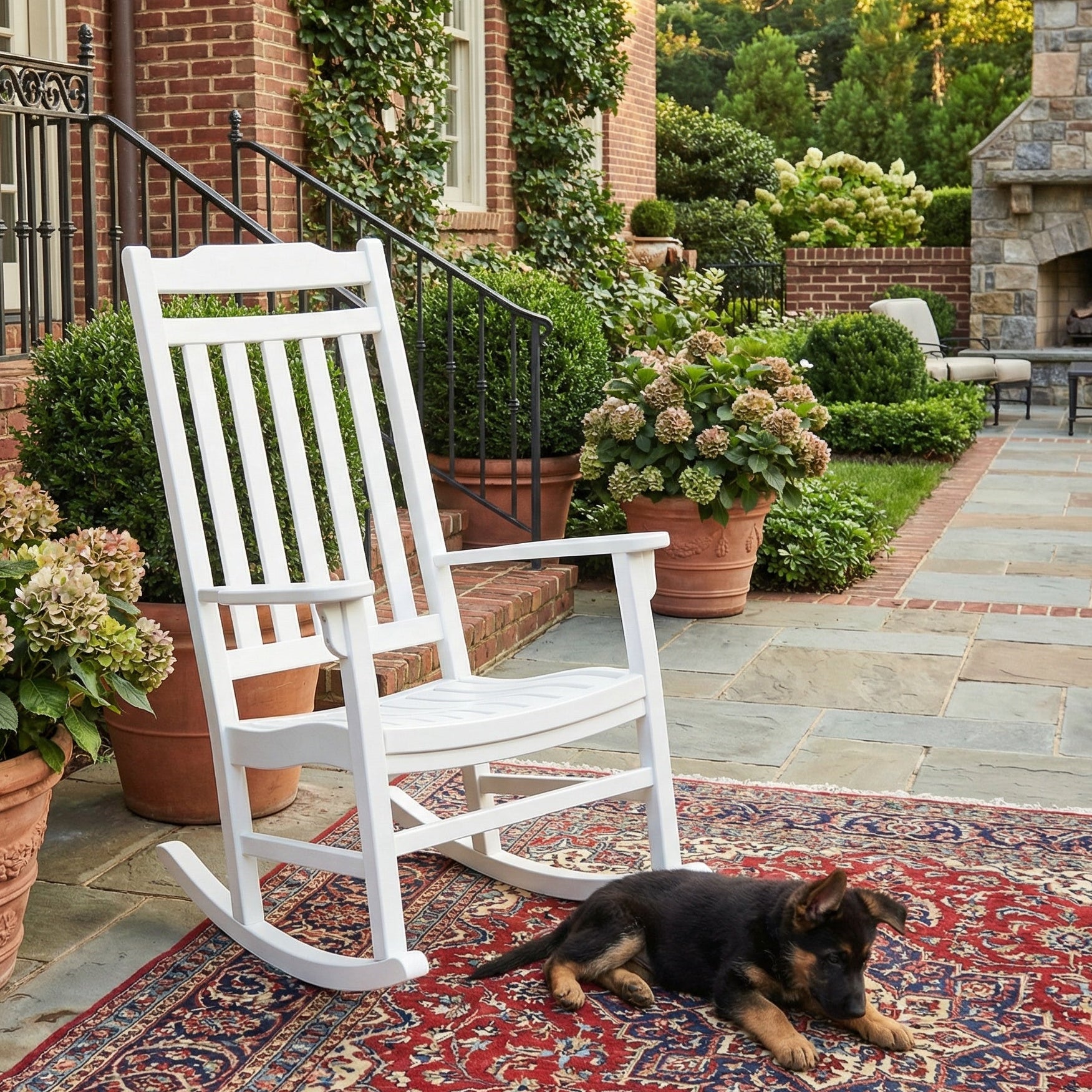 World's Finest Rocker - Painted White