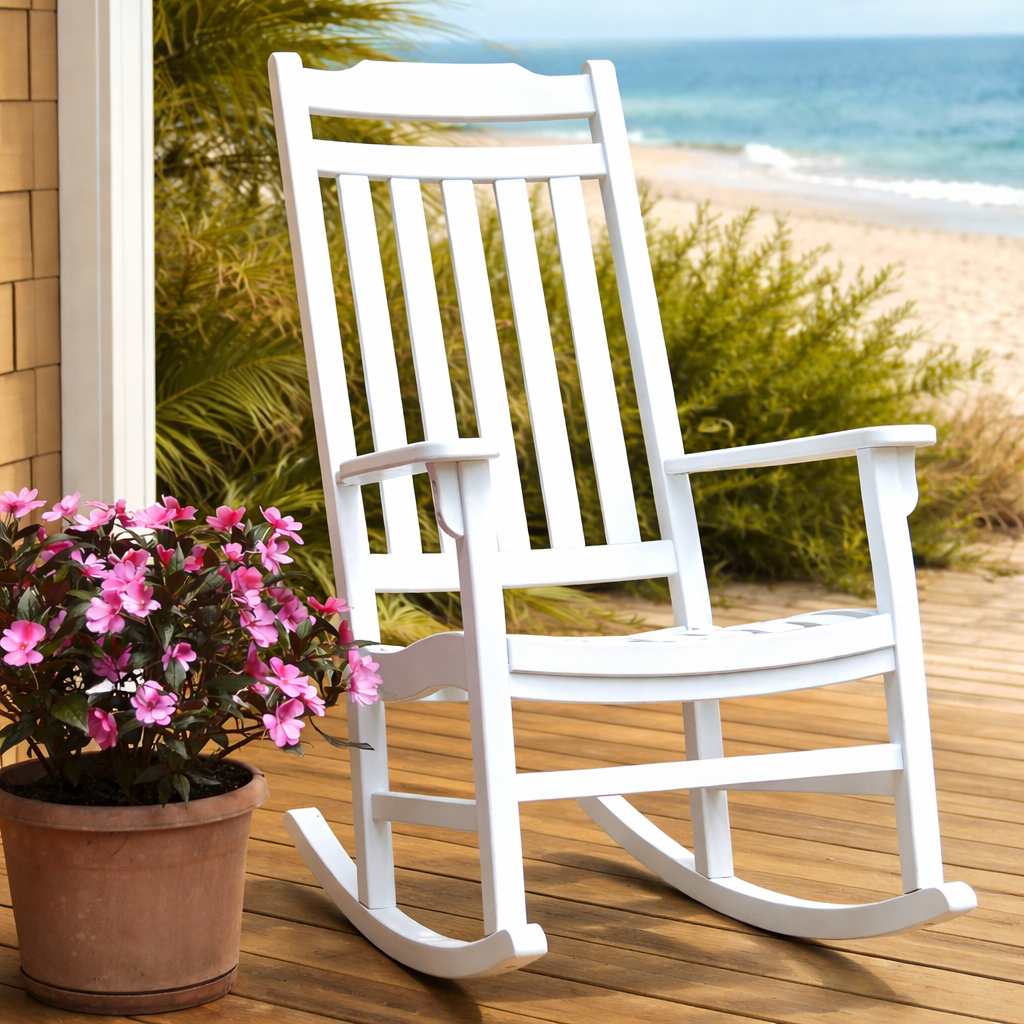 World's Finest Rocker - Painted White