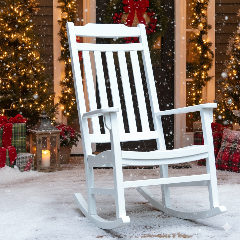 World's Finest Rocker - Painted White