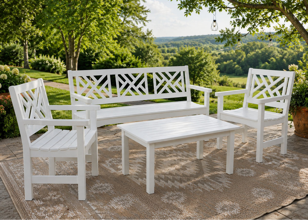 Grand Hotel Chippendale Lounge Set - Robinia