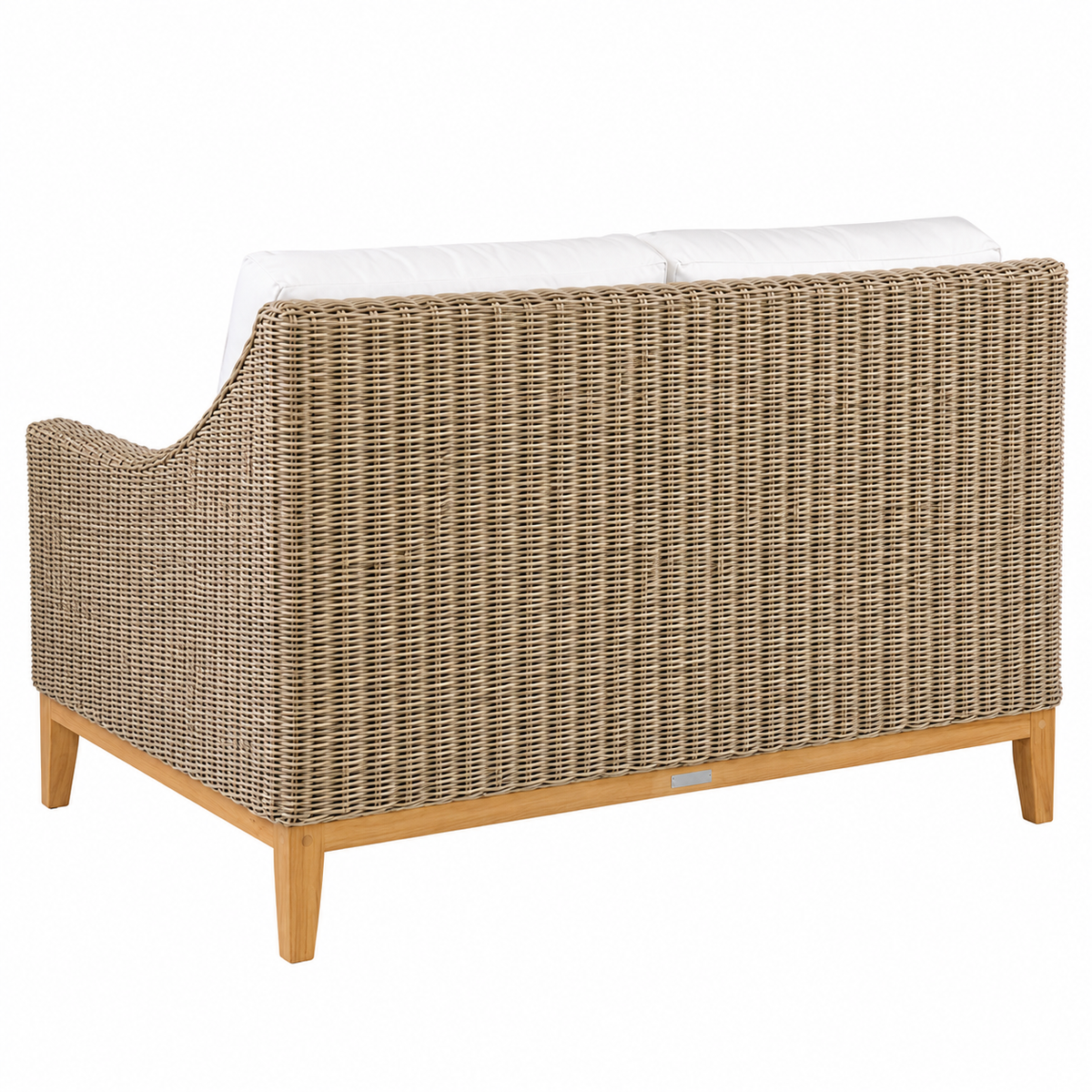 Kingsley Bate Frances Wicker Sectional Right Arm Facing Settee