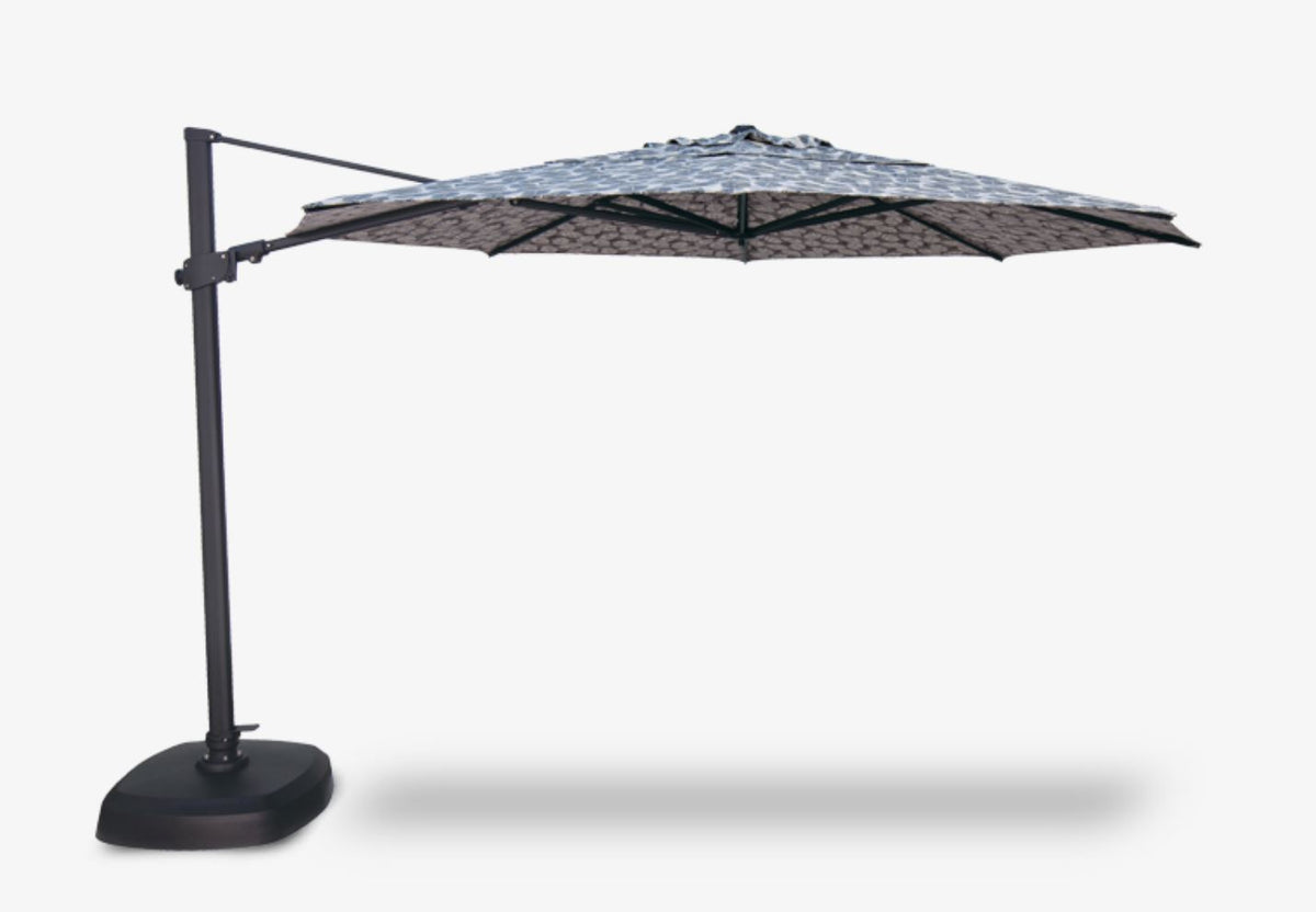 5-6 foot patio umbrella with base 6.5 ft Dark Green Square Outdoor Market Umbrella with Crank Lift & Tilt Function, Steel Pole (Base Not Included)