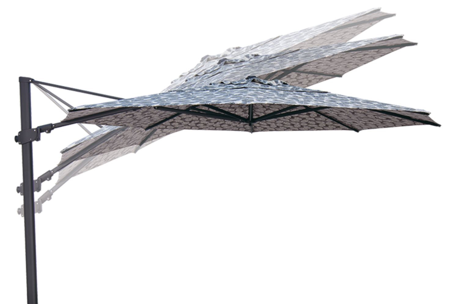 Treasure Garden 11.5' Octagon Cantilever Patio Umbrella