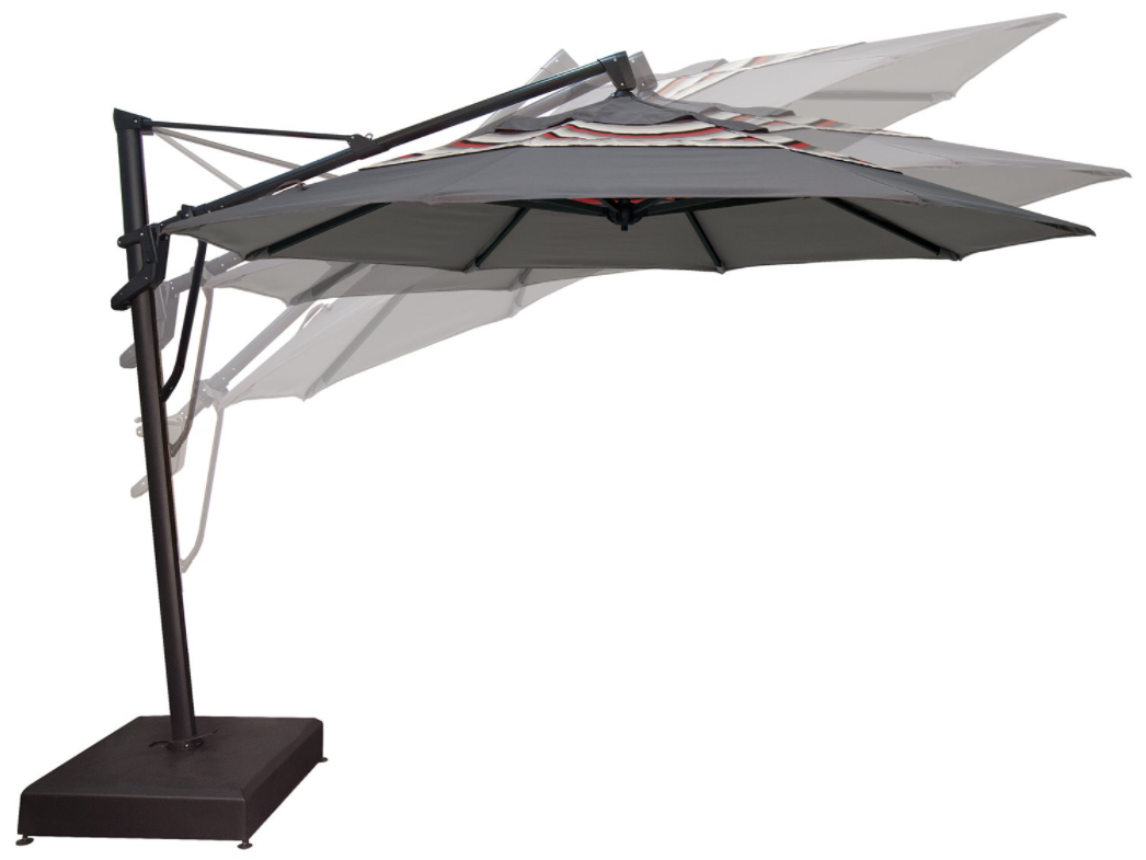 Treasure Garden 11' AKZ Octagon Cantilever Patio Umbrella