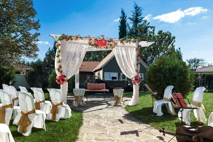 Vita 8'x8' Alcove Corner Pergola