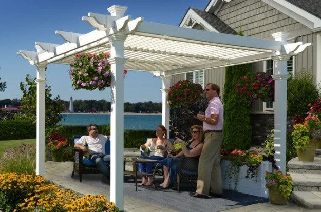 Vita 10'x10' Avalon Louvered Pergola