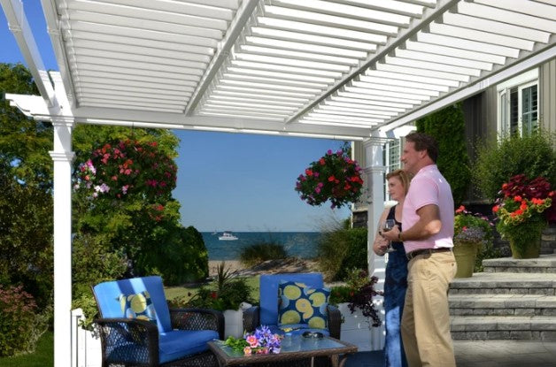 Vita 10'x10' Avalon Louvered Pergola