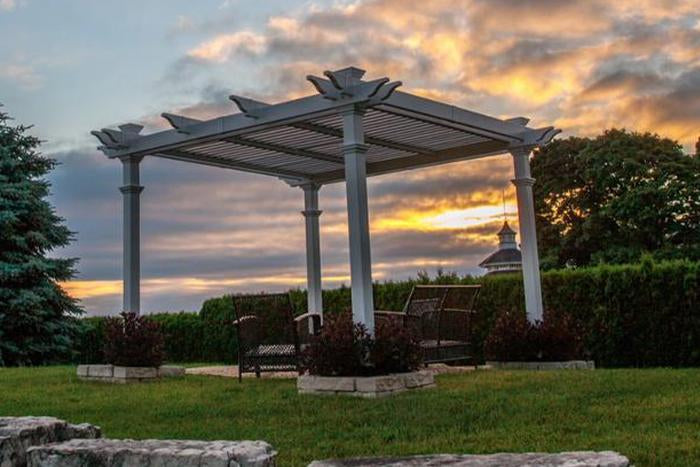 Vita 10'x10' Avalon Louvered Pergola