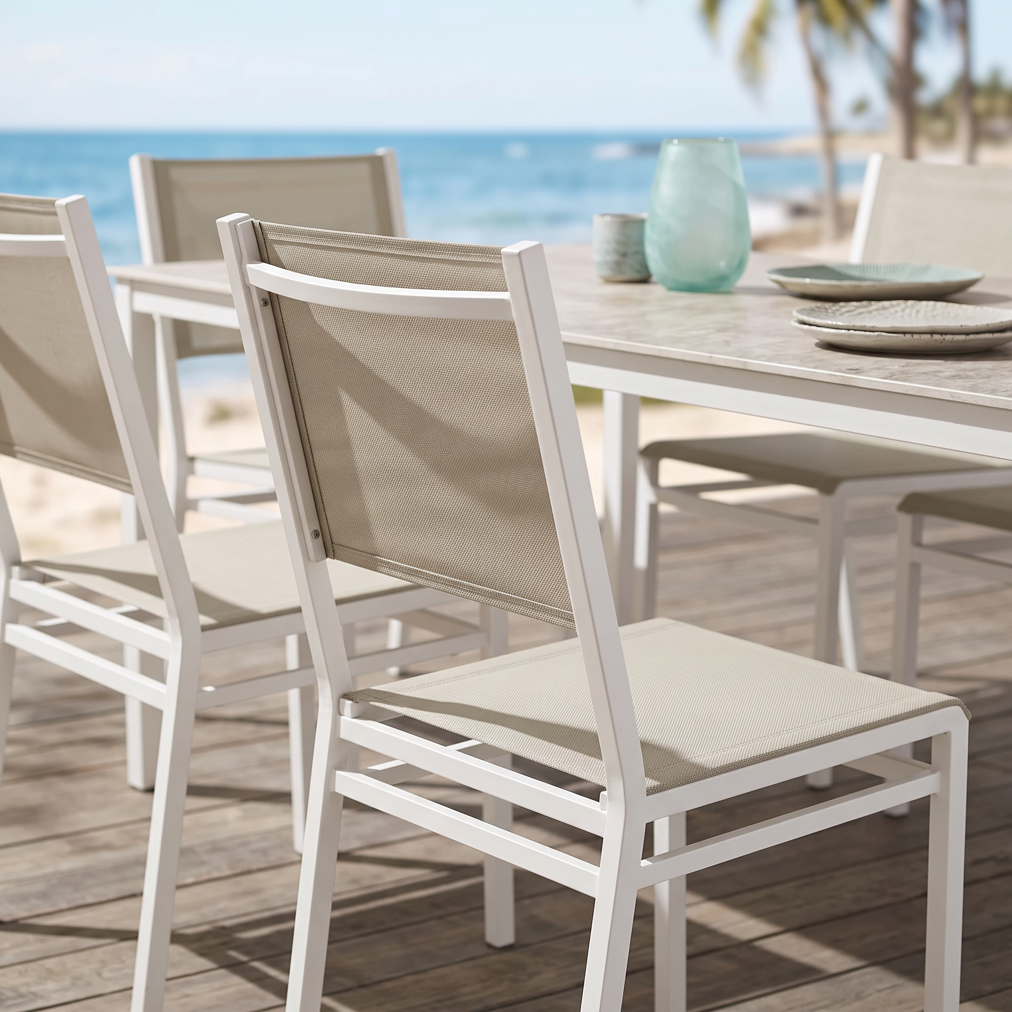 Barlow Tyrie Equinox Stainless Steel Side Chair