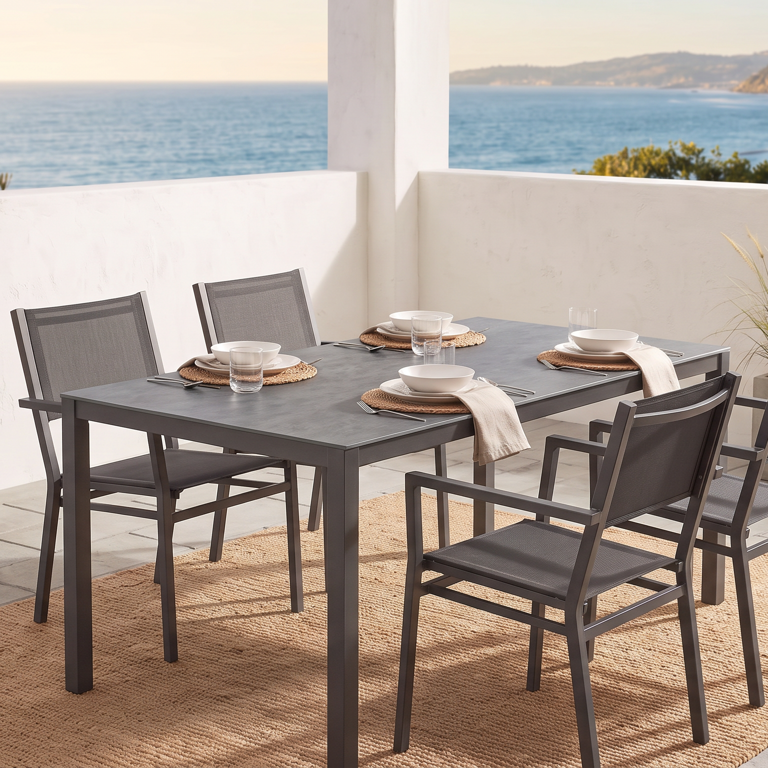 Barlow Tyrie Equinox Stainless Steel Dining Table 150