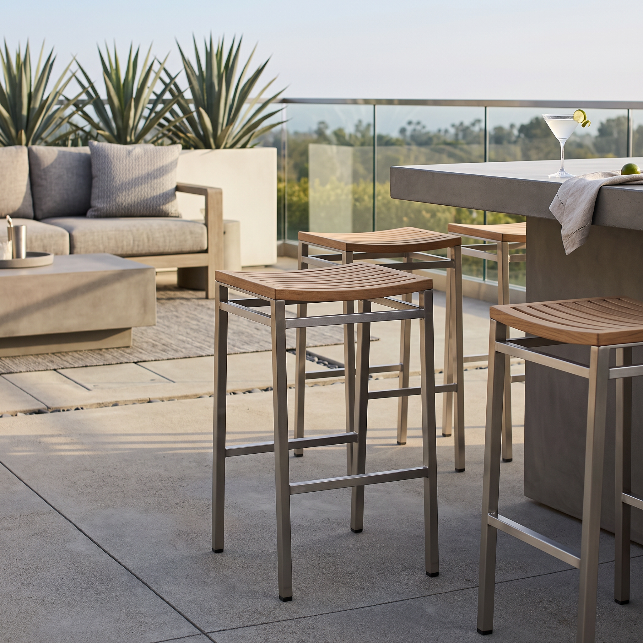 Barlow Tyrie Equinox Counter Stool