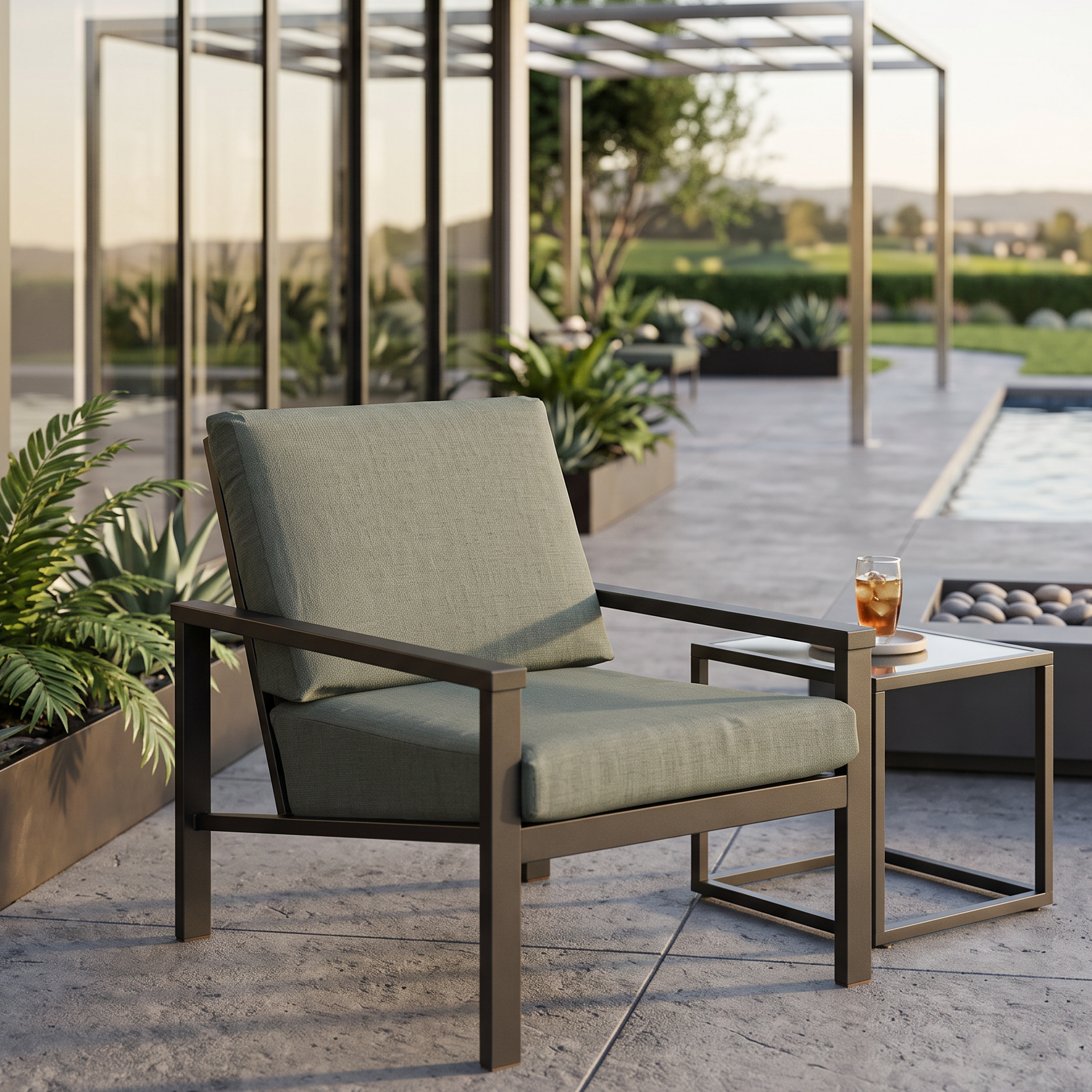Barlow Tyrie Equinox Stainless Steel Deep Seating Armchair
