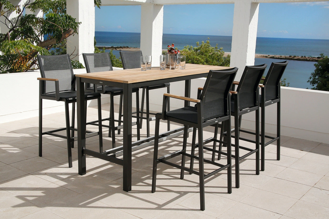 Barlow Tyrie Aura 7pc High Dining Ensemble