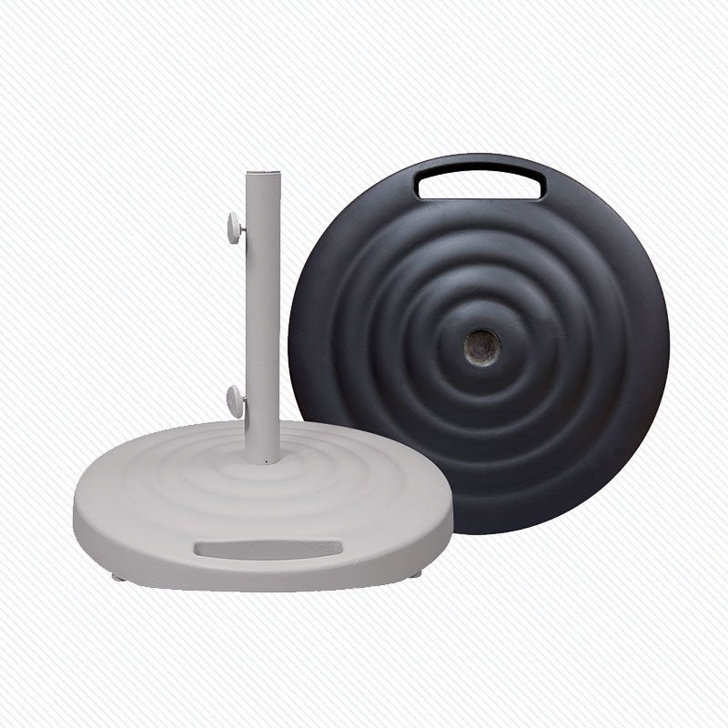 Shademaker 100 lbs Monaco Cast Aluminum Round Base with Wheels