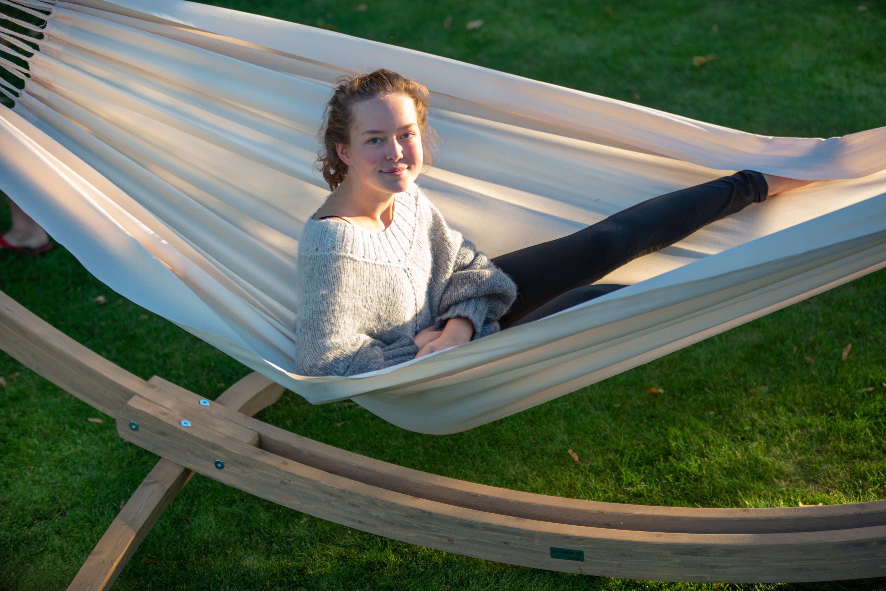 La Siesta Brisa Weather-Resistant King-Size Classic Hammock - Vanilla