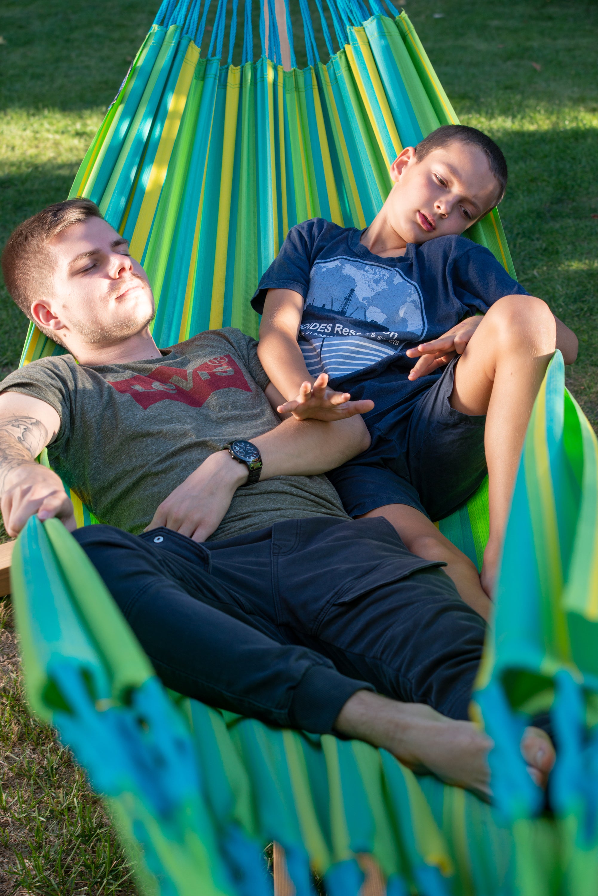 La Siesta Brisa Weather-Resistant King-Size Classic Hammock - Lime
