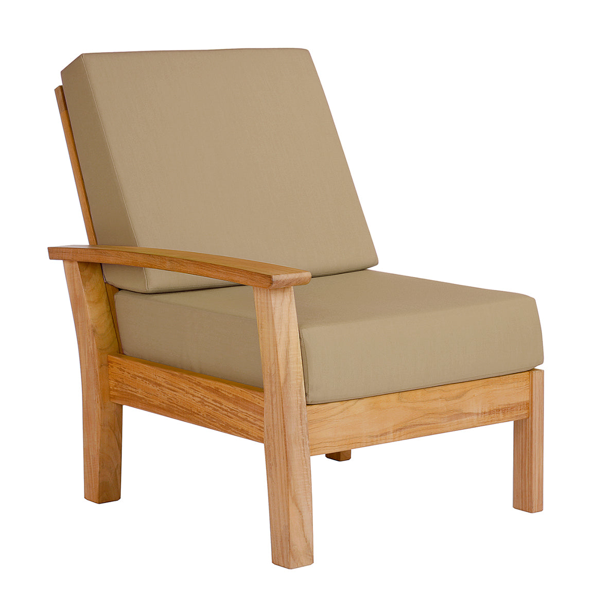 Barlow Tyrie Haven Teak Deep Seating Right Arm Facing Frame - Thumbnail 2