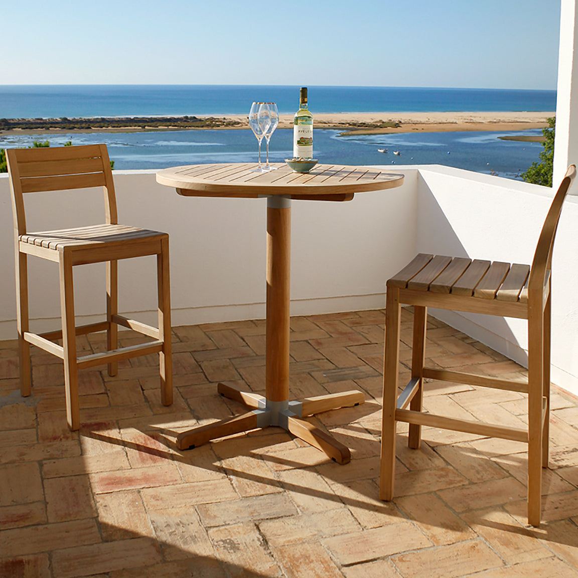 Barlow Tyrie Bermuda 3pc Dining Ensemble - Thumbnail 2