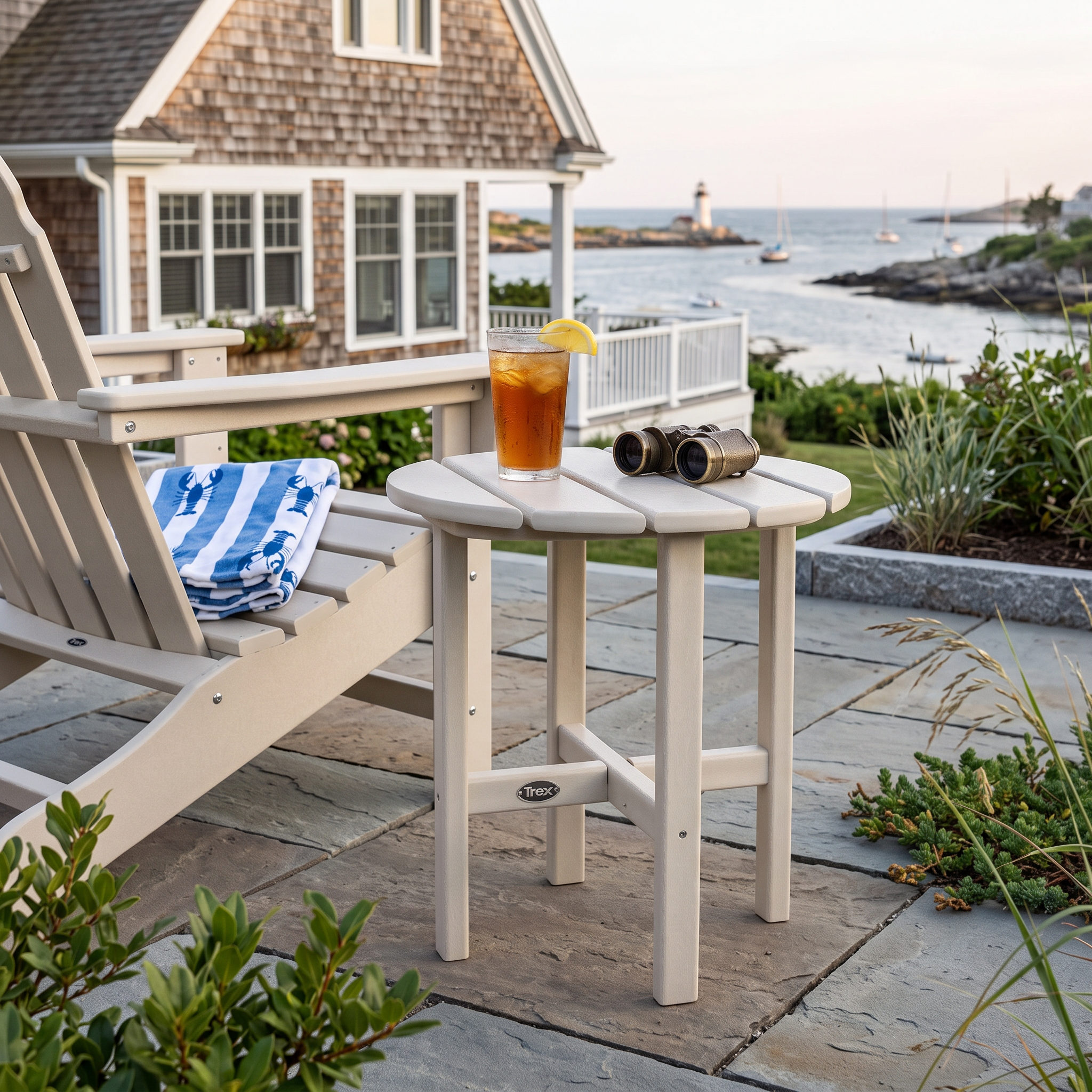 Trex® Outdoor Furniture™ Cape Cod Round Side Table 18 in.