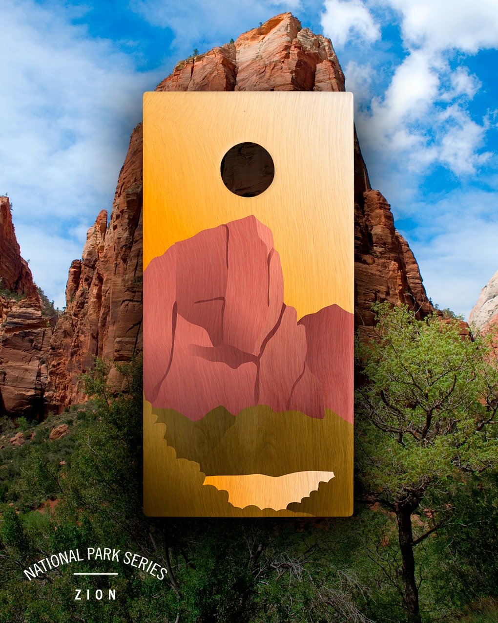 Elakai Zion 2'x4' Cornhole Boards - Set of 2