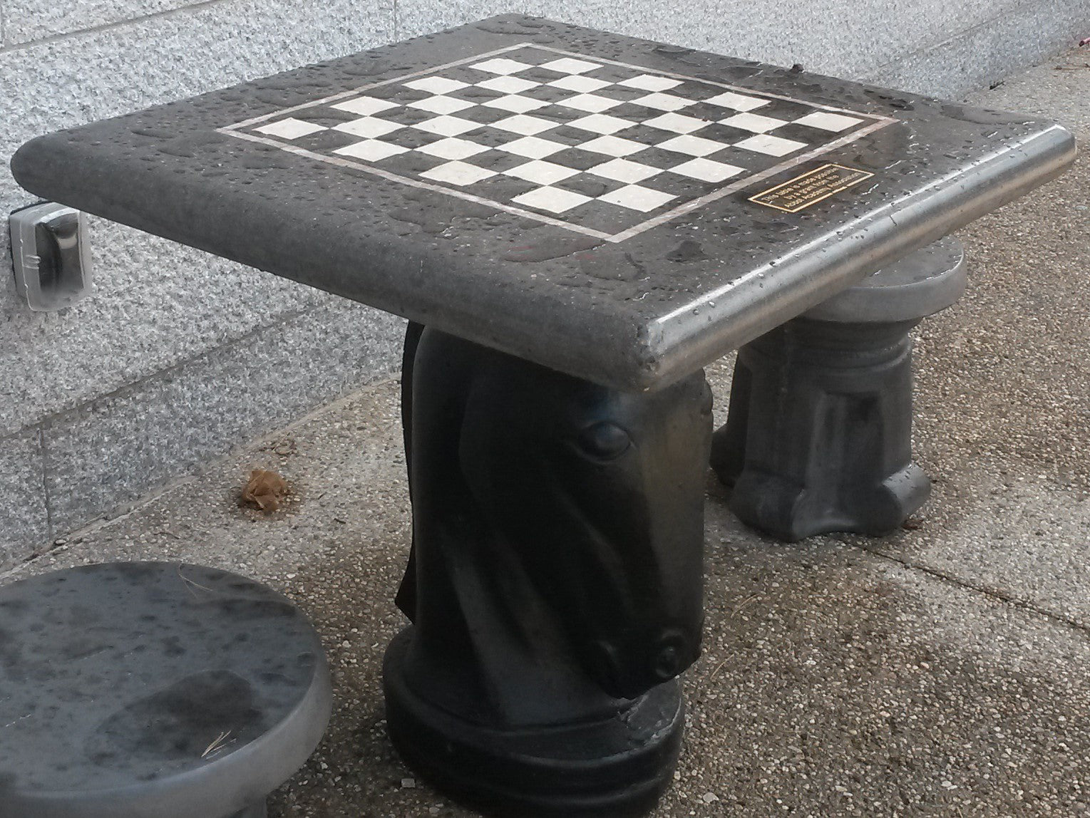 Stone Age Knight Chess Table