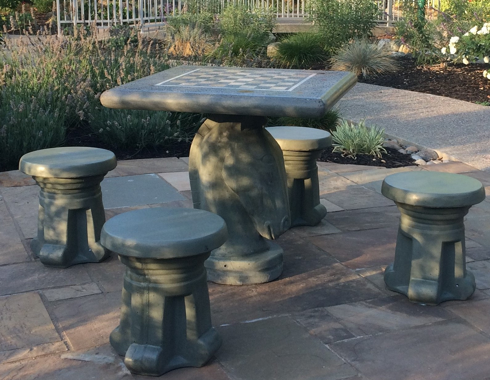 Stone Age Knight Chess Table