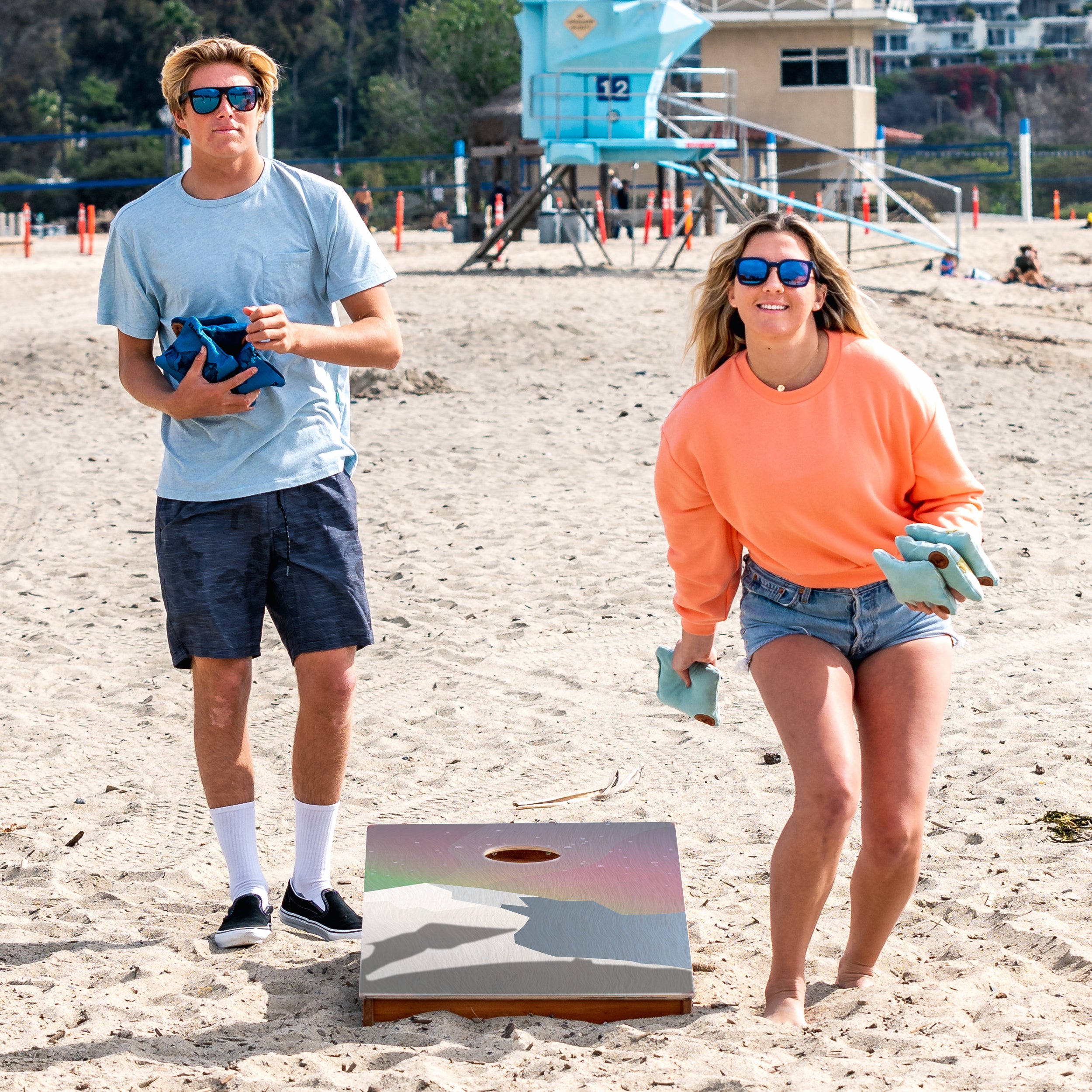 Elakai Aurora 2'x4' Cornhole Boards - Set of 2