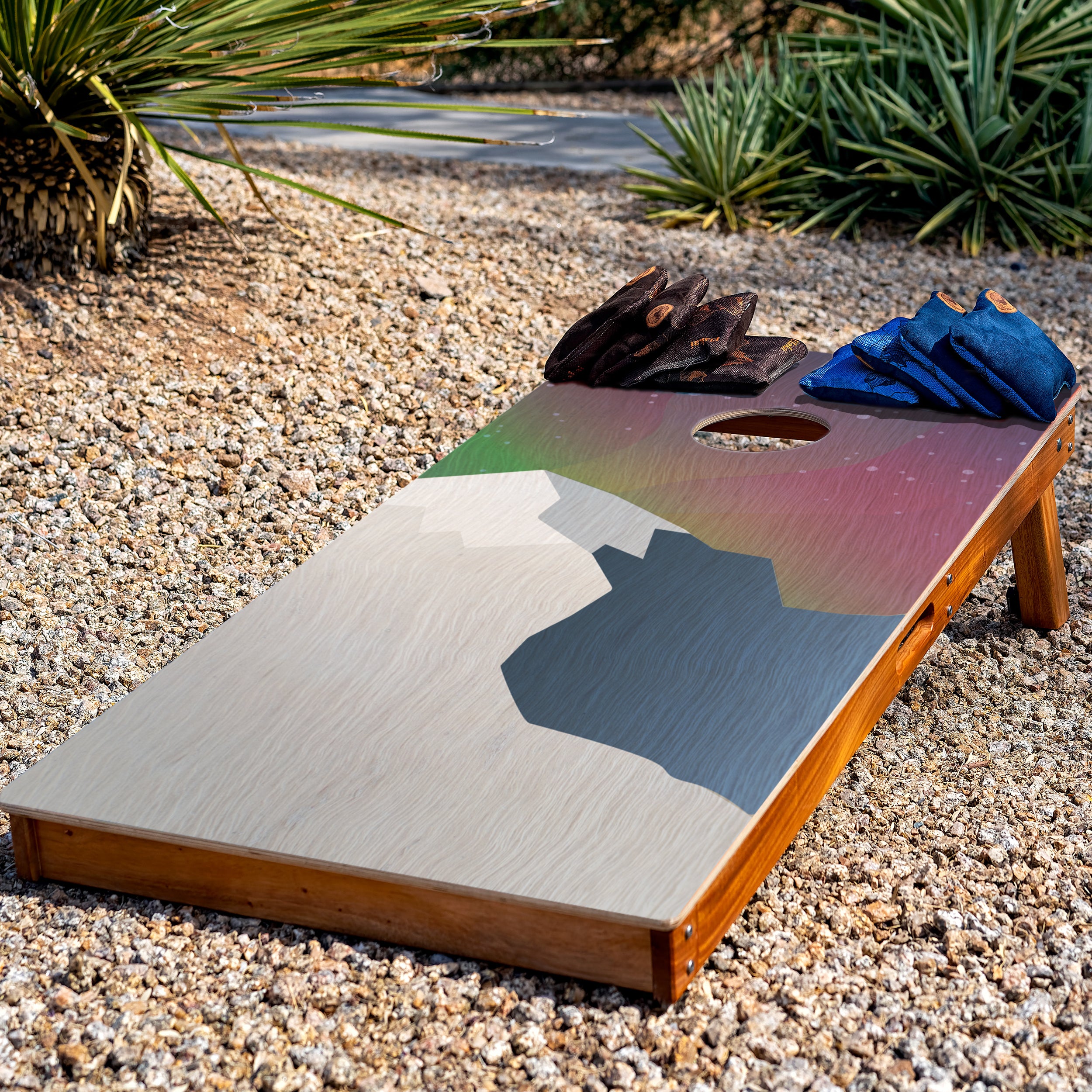 Elakai Aurora 2'x4' Cornhole Boards - Set of 2